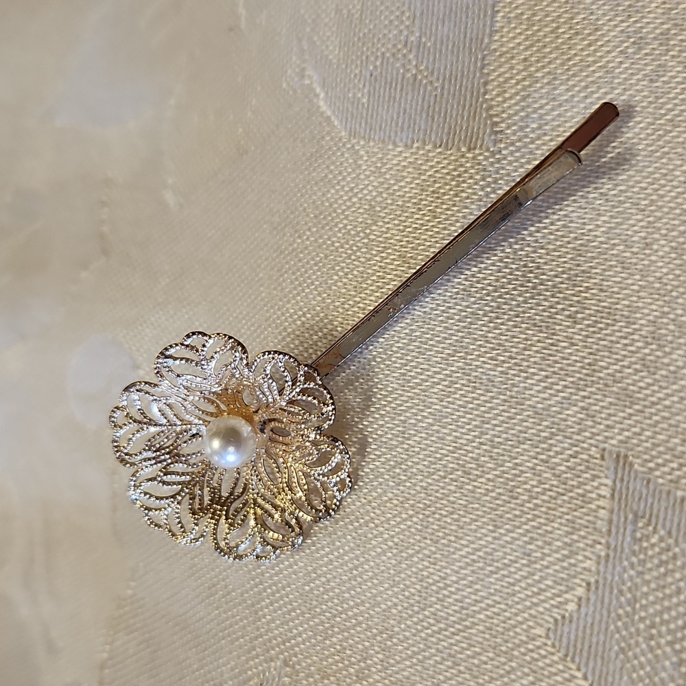 Vintage Filagree Hair Pin